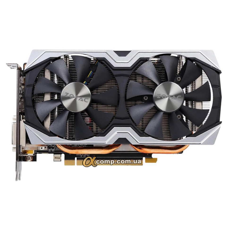 Відеокарта Zotac GTX1060 (6GB • GDDR5 • 192bit • DVI • HDMI • DP) ZT-P10600B-10M БВ
