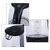 Чайник електричний скляний з LED підсвічуванням 1,7 л Kamille В 1700, фото 7