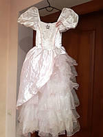 Костюм карнавальный бальное платье пышное принцесса, 122-128 см лет б/у