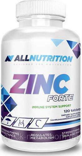 Цинк All Nutrition Zinc Forte 100mg - 120 Tab, фото 1