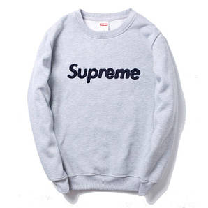 Світшот Супрім | Supreme grey чоловічий "" В стилі Supreme ""