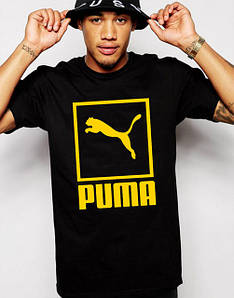 Футболка чорна чоловіча Пума PUMA "" В стилі Puma ""