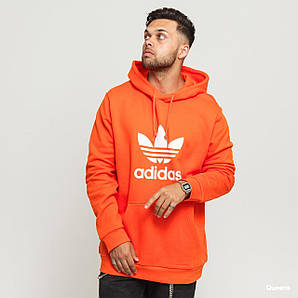 Худі Adidas Old School помаранчеве з логотипом, унісекс (чоловіче, жіноче, дитяче)