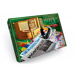 Настільна гра Monopolist Danko Toys G-MonP-01-01U монополія економічна стратегія для всієї родини дорослі діти компанія