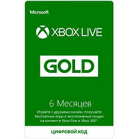 Підписка Xbox Live Gold Золотий Статус на 6 місяців, (Всі Країни)