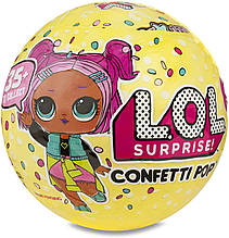 Ігровий набір з лялькою L.O.L. Surprise Confetti Pop S3 W1 (оригінал)