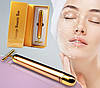 Іонний вібромасажер для особи Energy Beauty Bar REVOSKIN Gold | масажер для обличчя, фото 8