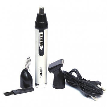 Тример GEMEI GM-3107 3 в 1 для вух брів і бороди