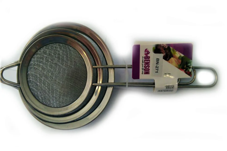 Набір сіток для чаю (8см+10см+12см) Benson BN-271 | сіточка для чаю | маленьке сито | ситечко для заварювання, фото 1