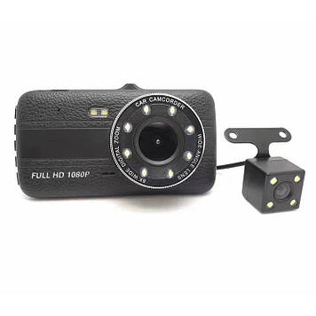 Автомобільний відеореєстратор DVR CT520 2 камери | автореєстратор | реєстратор авто