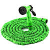 Шланг садовий поливальний X-hose 75 метрів зелений | розтягується шланг для поливу Ікз Госп + насадка, фото 2