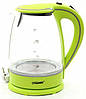 Скляний чайник Maestro MR-064 (1.7 л, 2000 Вт, підсвітка) | електричний чайник Маестро помаранчевий, фото 4