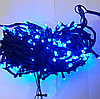 Гірлянда діод 100LED Синя RD-9028 | Новорічна світлодіодна бахрома, фото 3