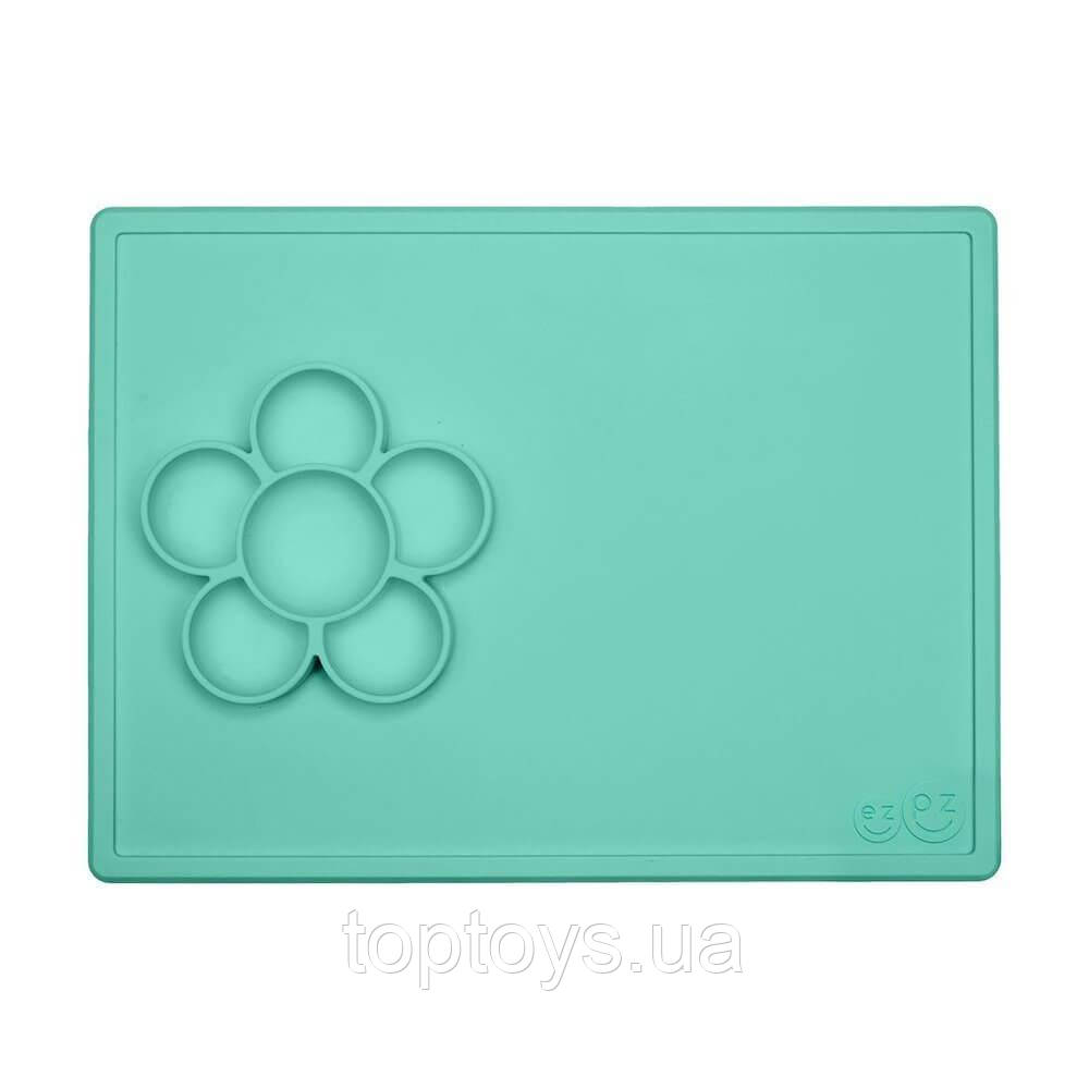 Силіконова тарілка килимок EZPZ Play Mat Mint зелений (PLAY MAT MINT)