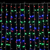 Гірлянда водоспад різнобарвна 320-400LED 3х3м з заглуш. 10х32Ламп RD-7149 | Новорічна LED гірлянда штора, фото 2