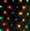 Гірлянда сітка різнобарвна 200LED 2х2м RD-7163 | Новорічна LED гірлянда сітка мультикольорова, фото 3