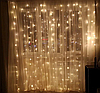 Гірлянда штора 144LED 2х2м RD-090 Теплий білий | Новорічна світлодіодна вулична гірлянда, фото 2