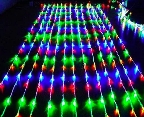 Гірлянда штора 2800LED 3х2м Професійна захищена разноцвет RD-7178 | Світлодіодна вулична гірлянда