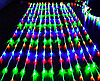 Гірлянда штора 400LED 3х3м Професійна захищена разноцвет RD-7179 | Світлодіодна вулична гірлянда, фото 2
