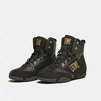 Боксерки (взуття для бойових мистецтв) Leone Premium Black 40 розмір чорні