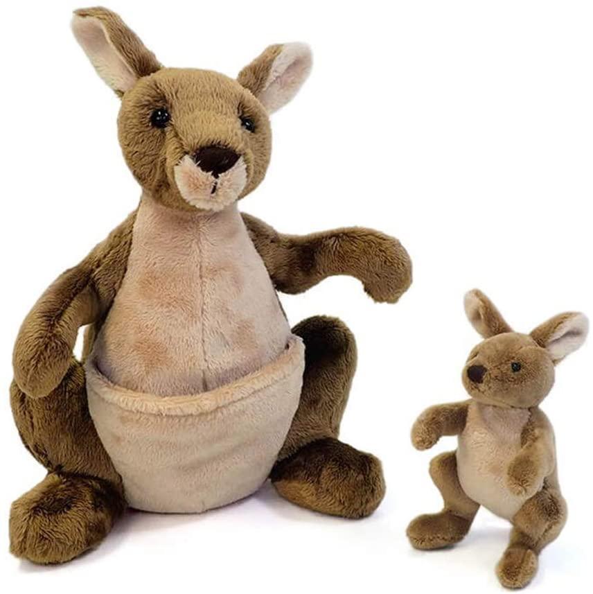 Плюшевий Кенгуру з кенгуренком Jirra Kangaroo Stuffed Animal Plush