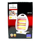 Інфрачервоний кварцовий електричний обігрівач дуйка батарея гармата RB-161 Rainberg Quartz Heater 800Вт, фото 10