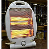 Інфрачервоний кварцовий електричний обігрівач дуйка батарея гармата RB-161 Rainberg Quartz Heater 800Вт, фото 9