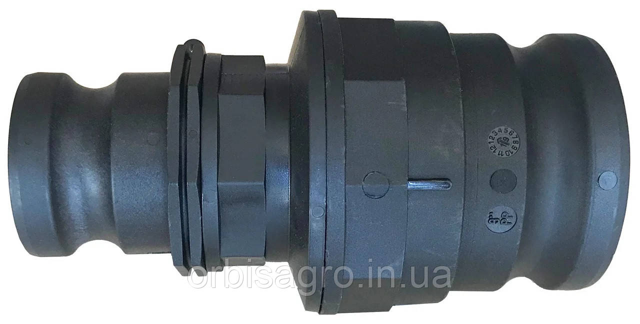 Адаптер камлок 3" - камлок 2", (папа 3" - папа 2"), 300F/200F
