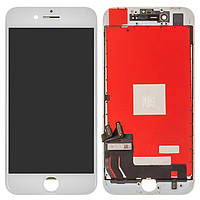 Дисплей для iPhone 8, iPhone SE 2020, модуль (экран и сенсор), с рамкой, белый, переклеенное стекло