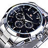 Чоловічий наручний годинник Forsining Walker Steel, фото 3