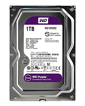 Жорсткий диск 3.5 "1Tb Western Digital Purple, SATA3, 64Mb, 5400 rpm (WD10PURZ)