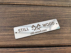 Металева табличка з лазерним гравіюванням 1