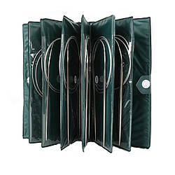 Набір спиць на тросі 80 см металеві Спиці в наборі на волосіні Спиці гачки та аксесуари для в'язання