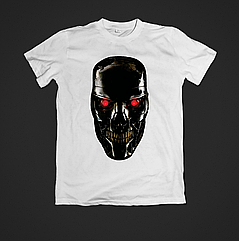 Футболка жіноча з веселим принтом Terminator