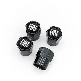 Захисні ковпачки на ніпеля Fiat 4 шт чорні