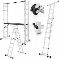 Риштування алюмінієва платформа 4в1 HIGHER 2x8 Міні-риштування Лестница-помост Драбина Стремянка Риштовка