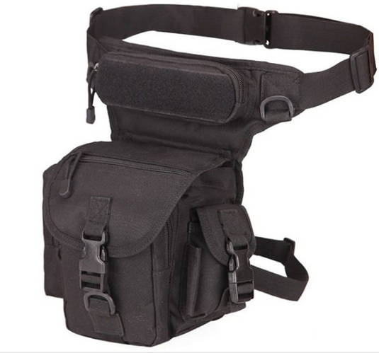 Сумка тактическая поясная набедренная Tactical Pro цвет черный объем 4 ...