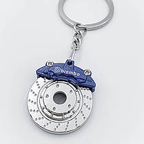 Брелок для ключів металевий гальмівні колодки Brembo, фото 4