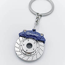 Брелок для ключів металевий гальмівні колодки Brembo, фото 5