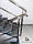 Перила/огородження  двохригельні з нержавіючої сталі AISI 304, поручень Ø50 мм, стійка Ø42 мм, Ø16 мм, фото 7