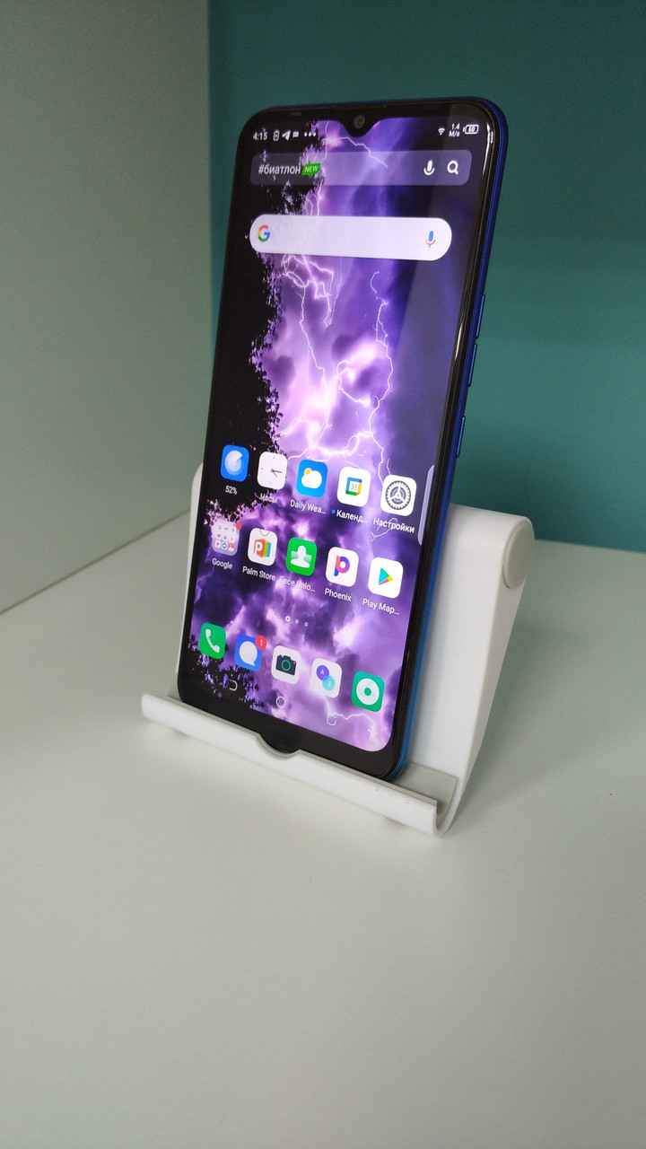 БО Смартфон Tecno Spark 4 3/32гб Blue