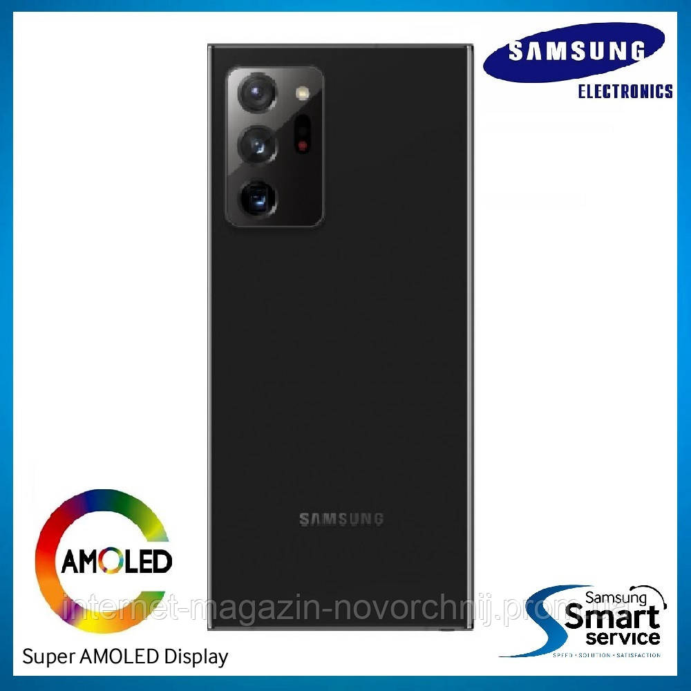 Кришка задня Samsung Note 20 Ultra N986 Чорна Black GH82-23642A оригінал!