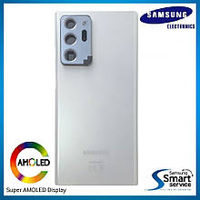 Кришка задня Samsung Note 20 Ultra N985 Біла White GH82-23281C оригінал!