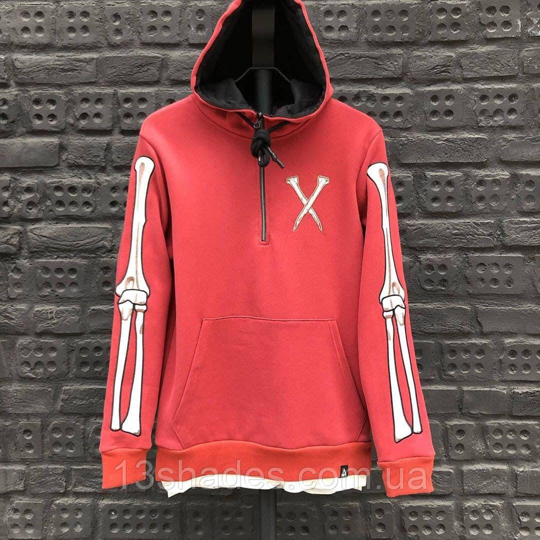 Зимові худі чоловічі теплі з принтом жіночі унісекс Київ, фото 1