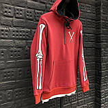 Зимові худі чоловічі теплі з принтом жіночі унісекс Київ, фото 3