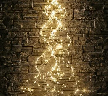 Гірлянда роса 200LED 10LEDх20 2м Теплий білий | Гірлянда Кінський хвіст RD-9020