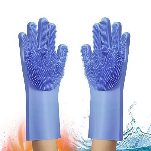 Силіконові багатофункціональні рукавички для миття та чищення Silicone Magic Gloves, фото 1