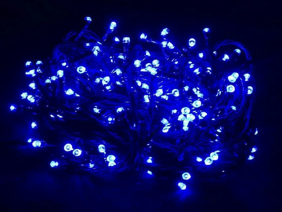 Гірлянда діод 200LED Синя RD-9029 | Новорічна світлодіодна бахрома