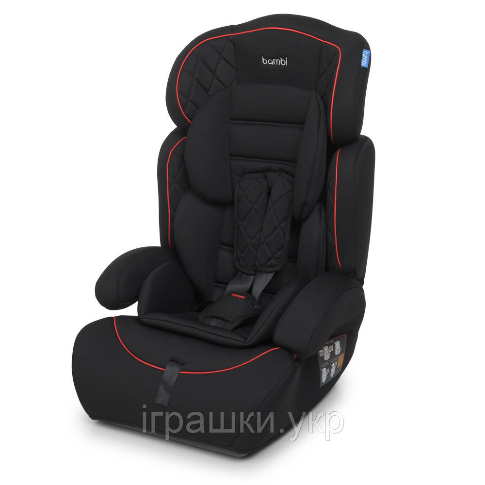 Автокресло бустер Bambi 3546 Black