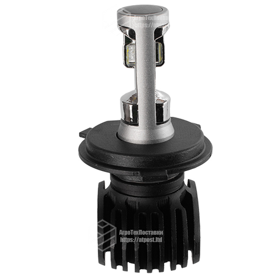 S1 Лампа світлодіодна цоколь H3 (к-кт 2 шт) 12/24V, 50W, 4000Lm авиац. алюмін. профілю., фото 1